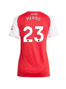 Arsenal Mikel Merino #23 Replika Hemmakläder Dam 2025-26 Kortärmad